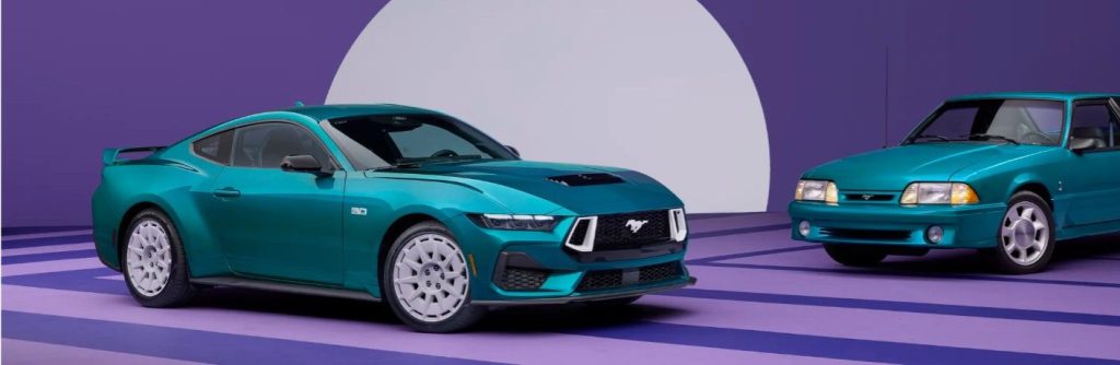 2026 Ford Mustang FX Package with an older model