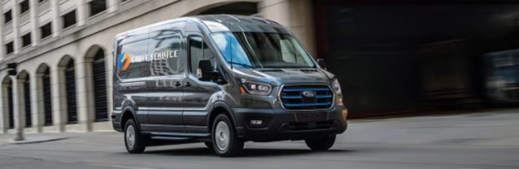 2026 Ford Transit on a city street