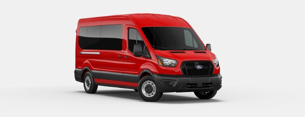 2026 Ford Transit van front and side angle