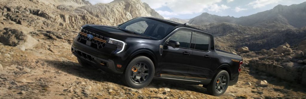 2026 Ford Maverick on an incline