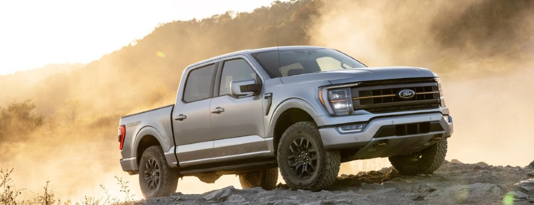 Ford F-150 Covert Edition front and side view