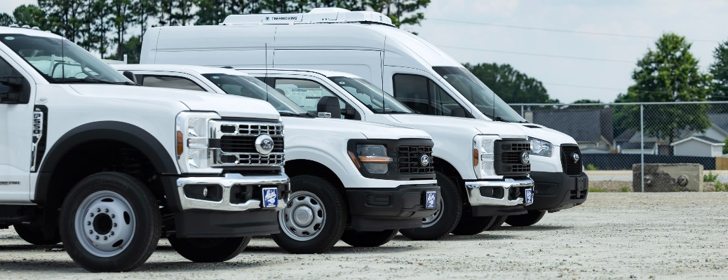 Akins Ford commercial vehicles front ends