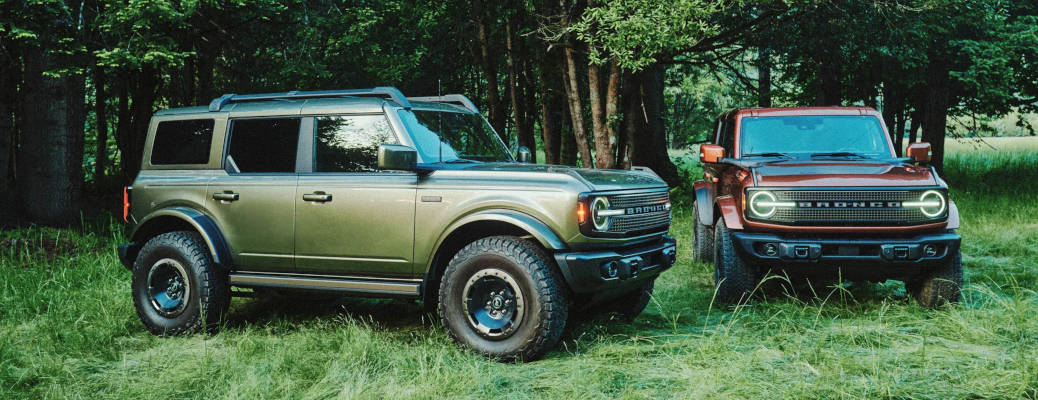 The 2027 Ford Bronco Filson, one of the many off-roading capable models in the Ford lineup