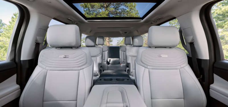The interior of the 2027 Ford Expedition Platinum