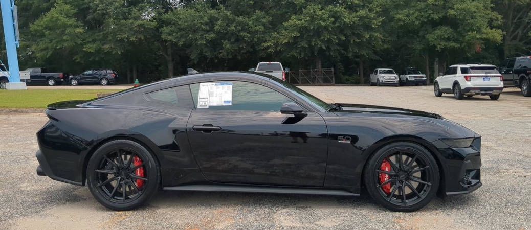 A side exterior view of the 2026 Ford Mustang GT 5.0 created by Wild Willies