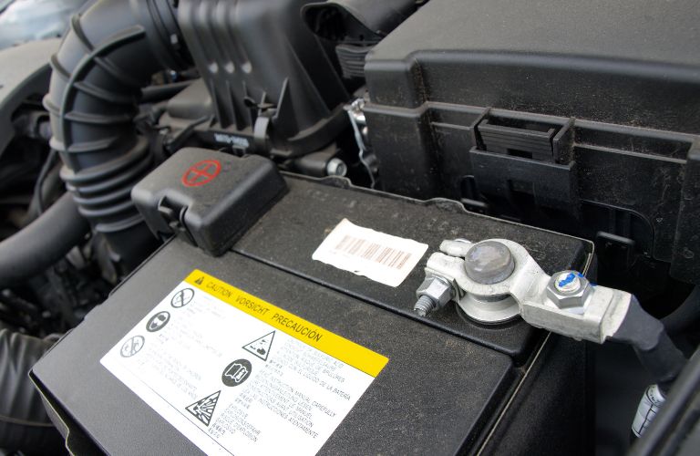 representative image of a car battery