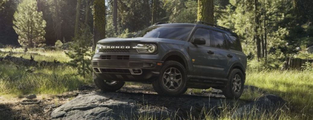 front quarter view of the Ford Bronco Sport