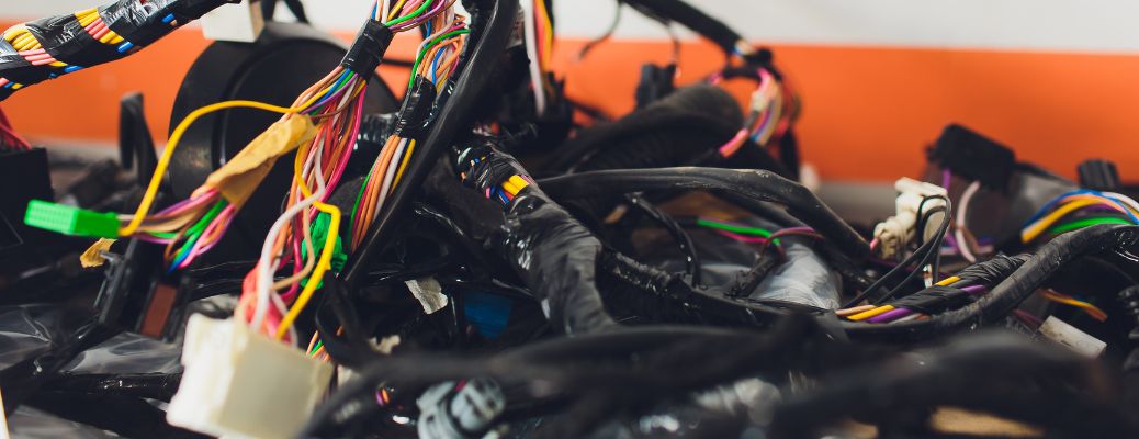 Representative image of a vehicle's ground wires
