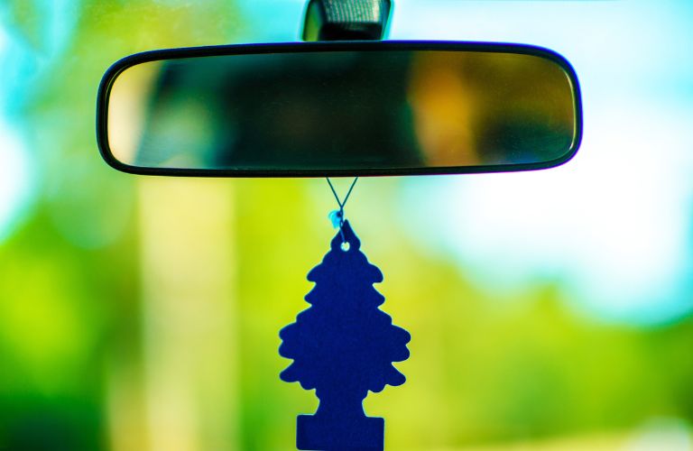 air freshener in a car