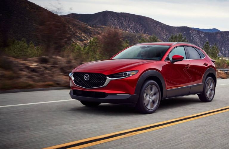 front quarter view of the 2025 Mazda CX-30