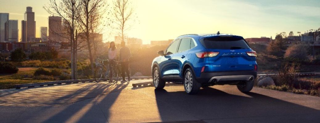 rear quarter view of the 2020 Ford Escape