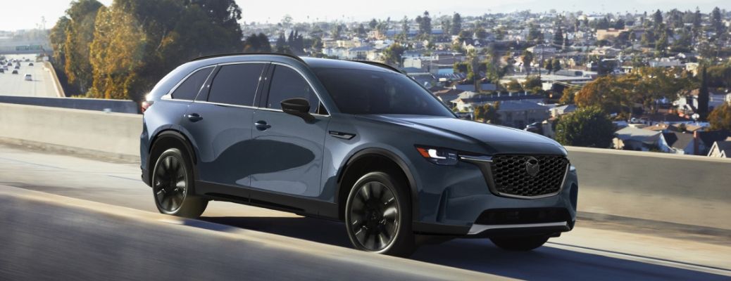 2026 Mazda CX-90 PHEV side and front view