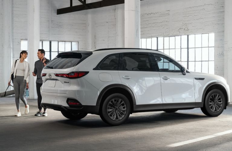 2026 Mazda CX-70 PHEV back and side view