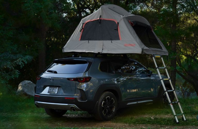 2026 Mazda CX-50 back and side view