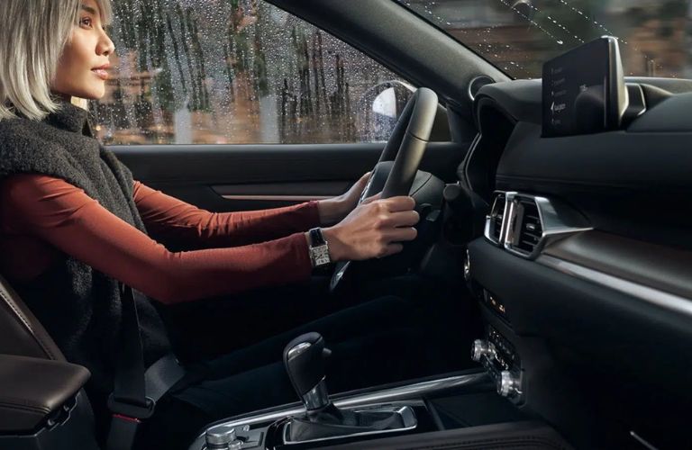 Person driving a 2026 Mazda CX-5