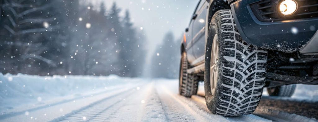 An AWD vehicle on Alberta roads - one of the best choices for a commuter vehicle in Edmonton