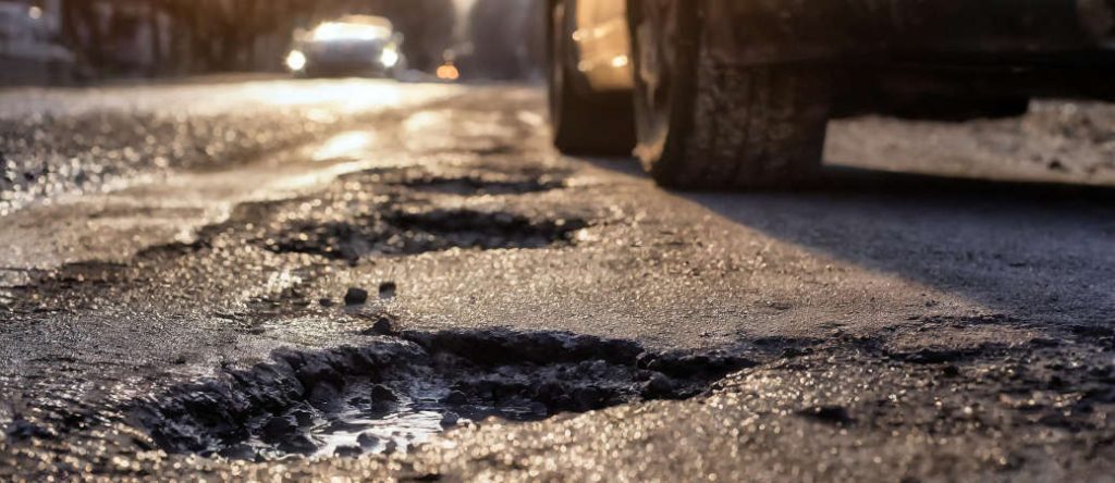 Edmonton roads, such as this one, from winter to spring require both traction and durability - from ice to potholes.