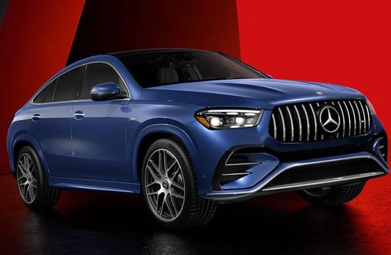 2024 Mercedes-Benz GLE AMG 53 Coupe side and front view