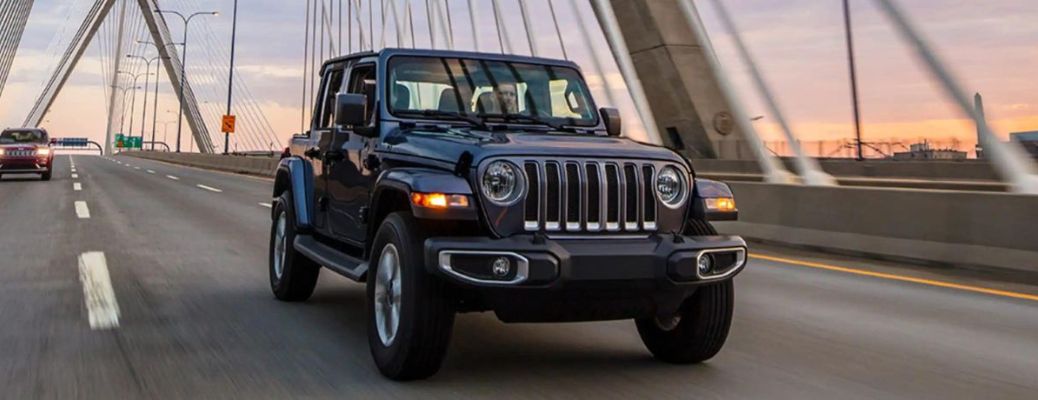 2023 Jeep Wrangler side and front view