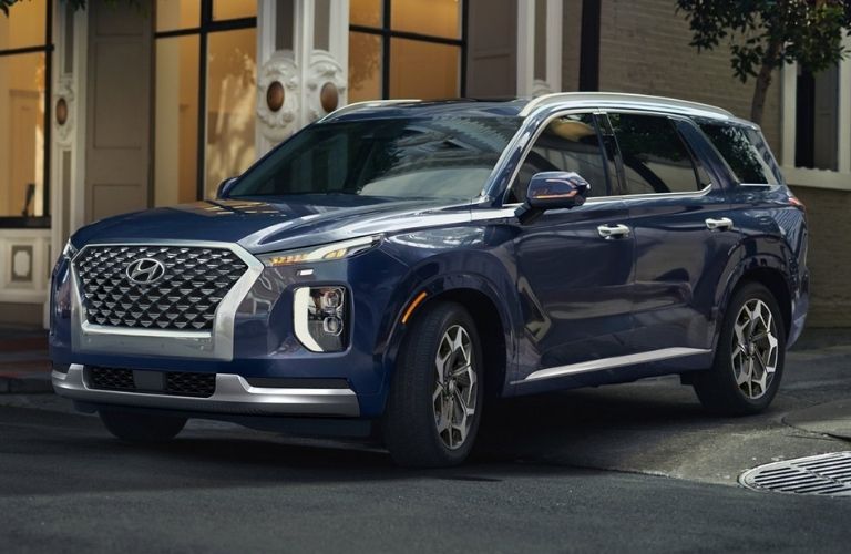 2021 Hyundai Palisade front and side view