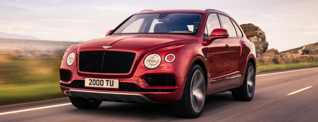 2018 Bentley Bentayga front and side view