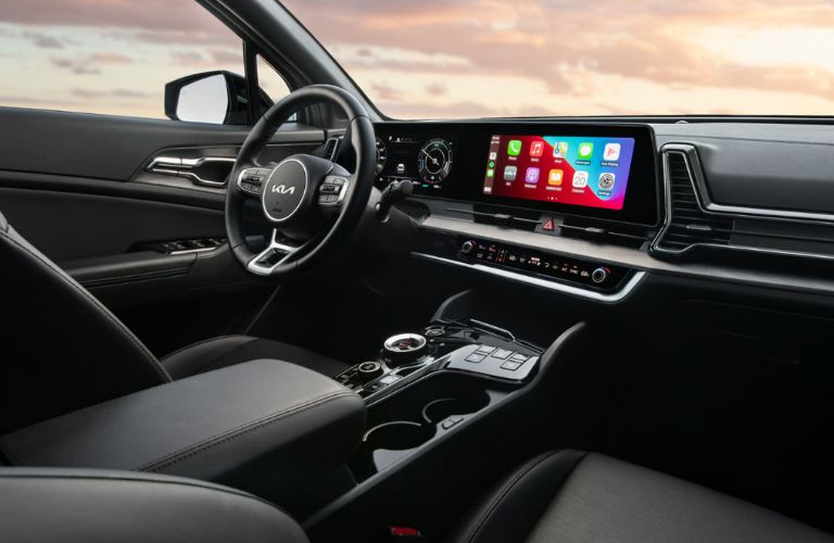 cockpit of the 2026 Kia Sportage PHEV
