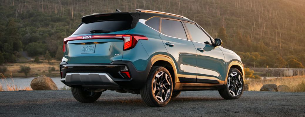 rear and side view of the 2026 Kia Seltos