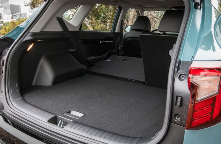 cargo area of the 2026 Kia Seltos