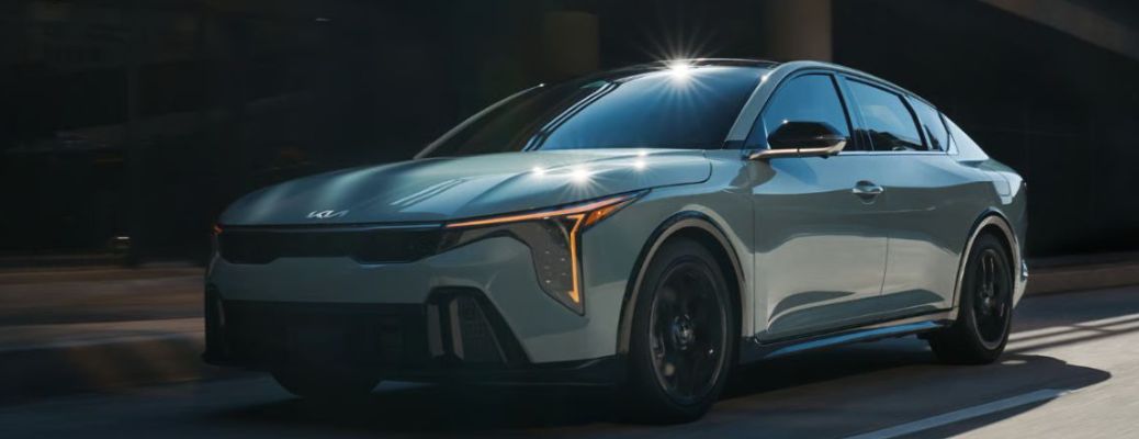 front and side view of a Kia