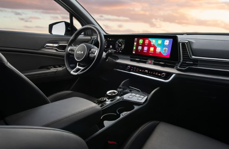2026 Kia Sportage Turbo-Hybrid interior front dash