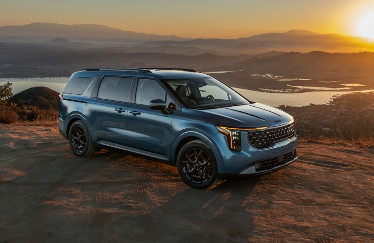 front and side view of the 2026 Kia Carnival