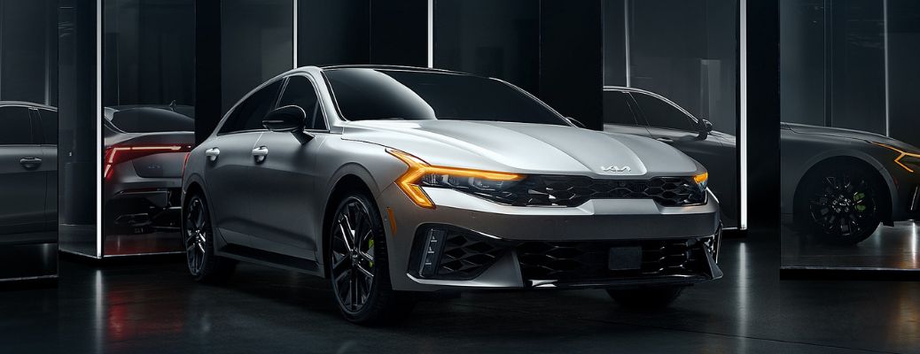 2026 Kia K5 side and front view