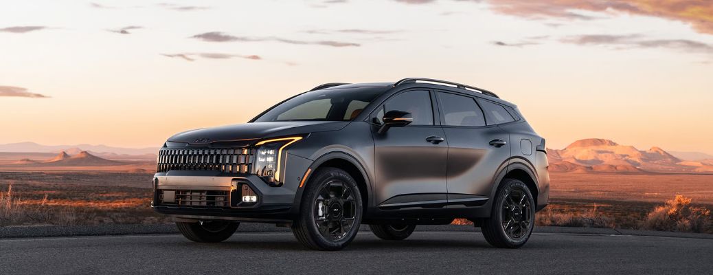 2026 Kia Sportage Plug-In Hybrid front and side view