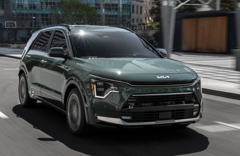 2026 Kia Niro side and front view