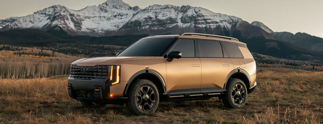 2027 Kia Telluride front and side view