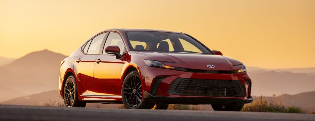 2025 Toyota Camry side and front view