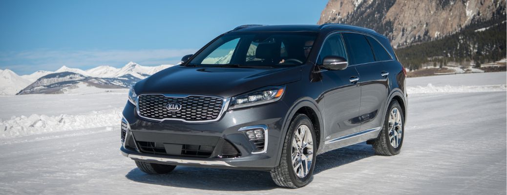 2019 Kia Sorento front and side view