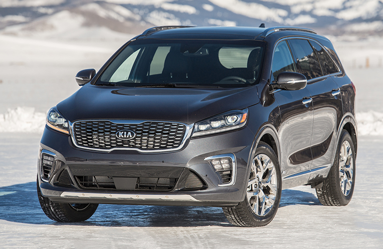 2019 Kia Sorento front and side view