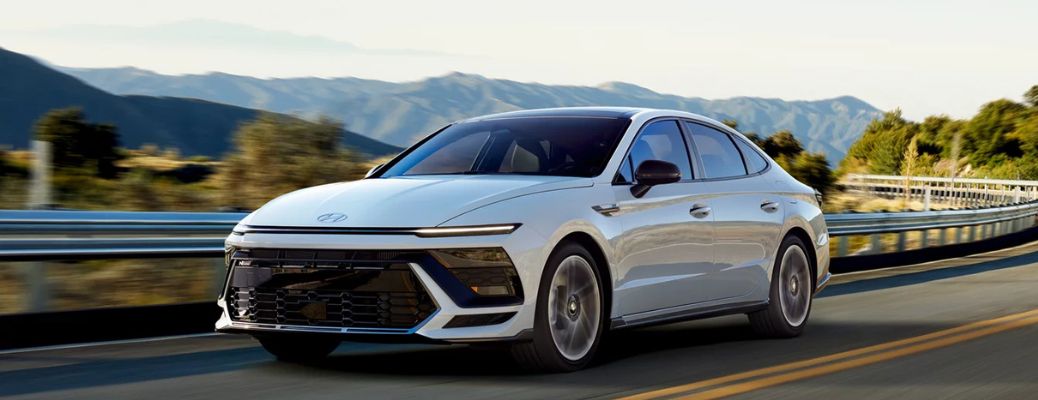 2025 Hyundai Sonata front and side view