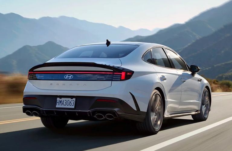 2025 Hyundai Sonata back and side view
