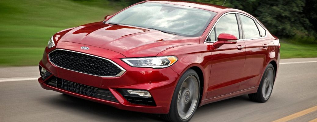 2017 Ford Fusion Sport front and side view