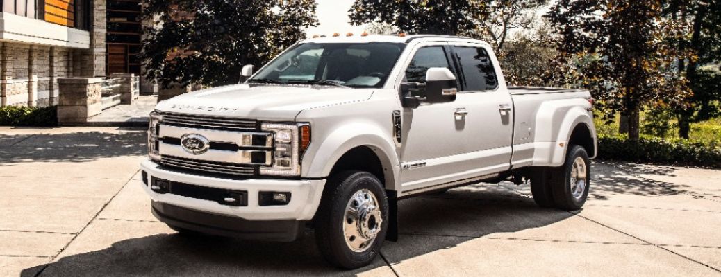 Ford Super Duty front and side view