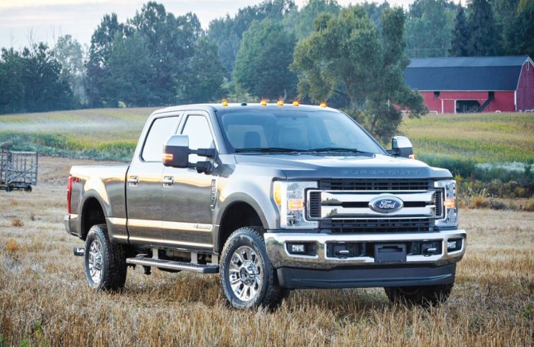 2017 F-Series Super Duty side and front view