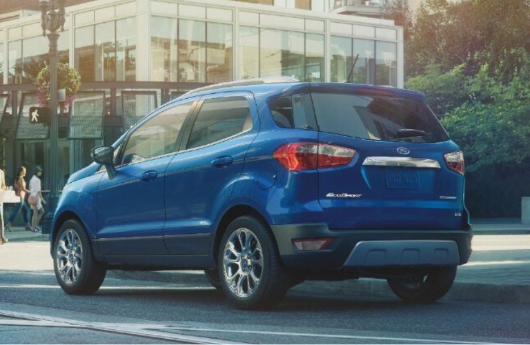 Ford EcoSport side and back view