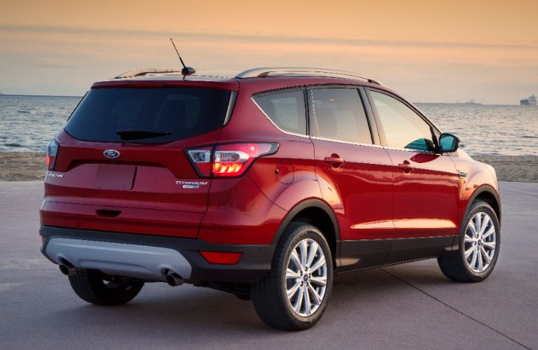 2017 Ford Escape back and side view