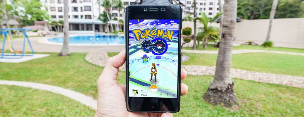 Phone with Pokemon on it