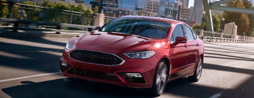 2017 Ford Fusion front and side view