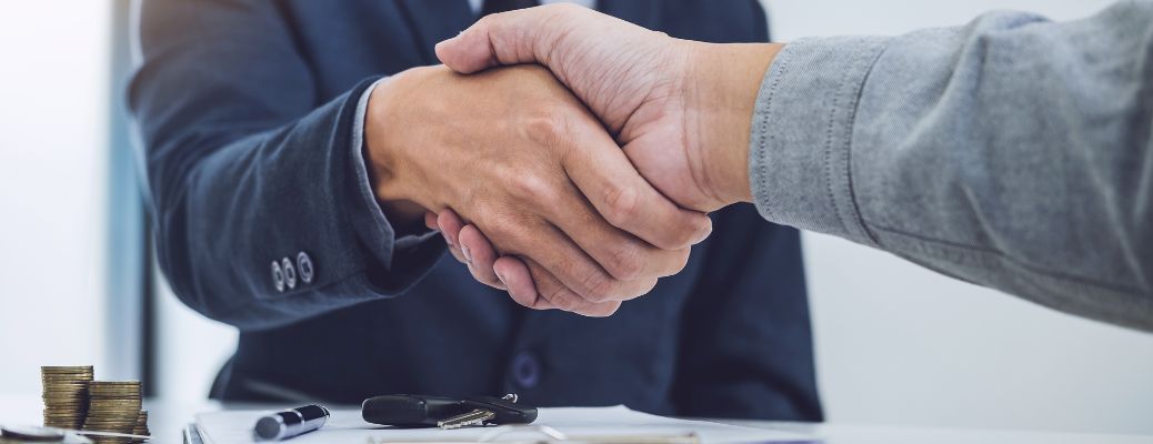 People shaking hands