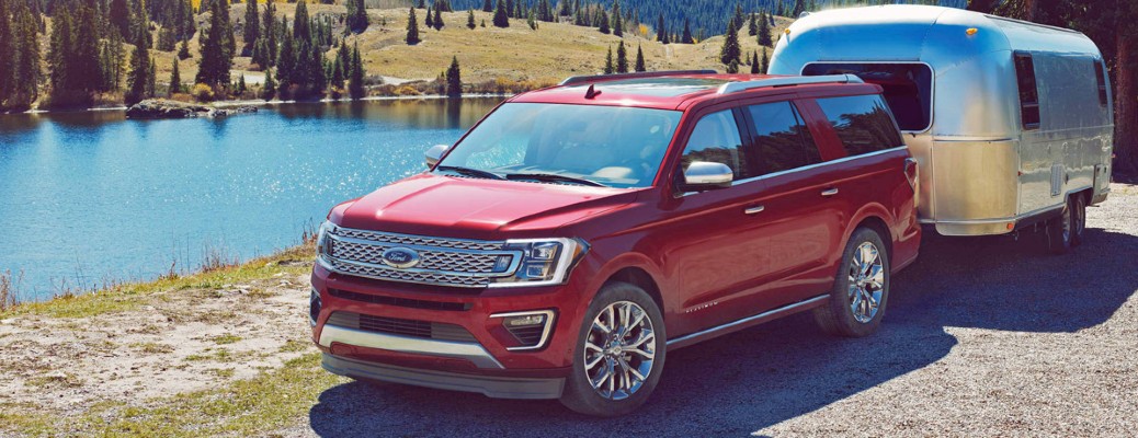 2018 Ford Expedition by a lake