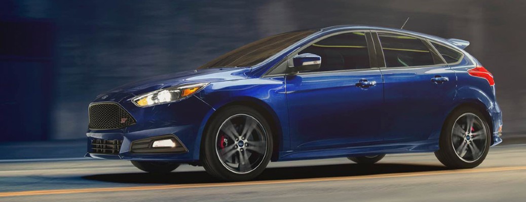 2018 Ford Focus ST on a road side view